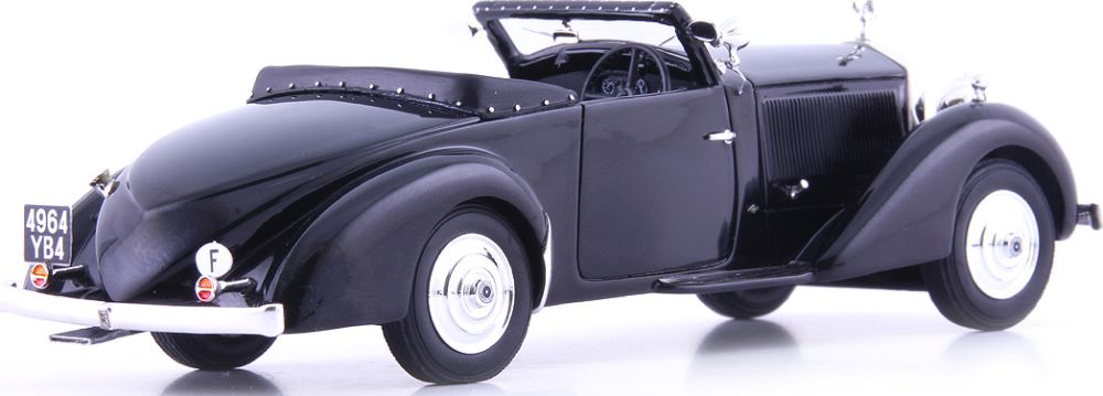 Miniature Rolls Royce Phantom II Continental 1/43 AutoCult ATC05041 - Noire